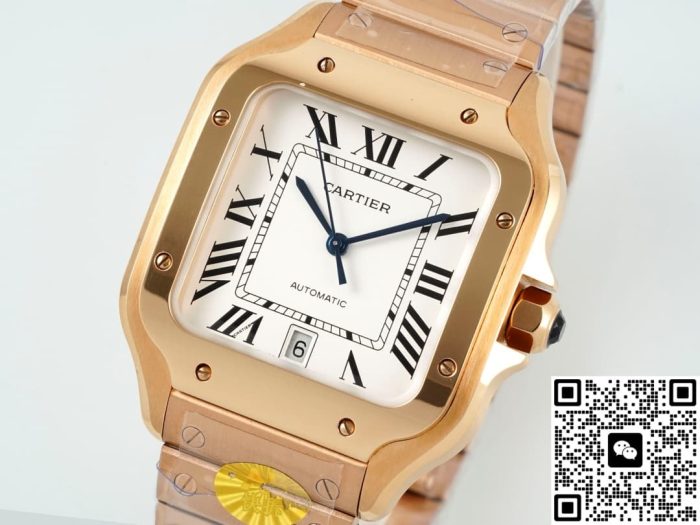 Replica Cartier Santos WGSA0018 AF Factory Folding clasp - Image 4