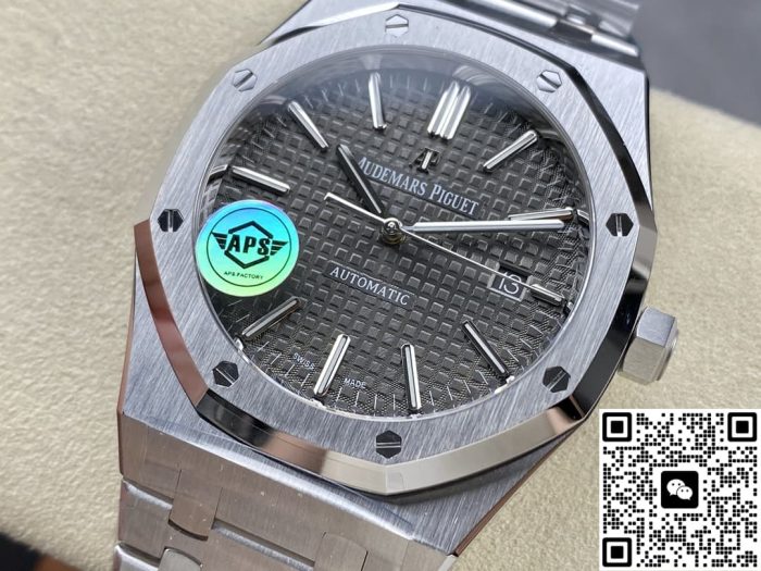 Replica Audemars Piguet Royal Oak 15400ST.OO.1220ST.04 APS Factory Grey Dial - Image 3