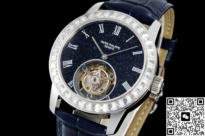 Replica Patek Philippe Tourbillon RMS Factory diamond-set bezel - Image 6