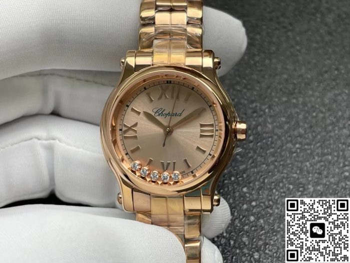 Replica Chopard HAPPY SPORT 275378-5008 YF Factory 5 dynamic diamonds - Image 5