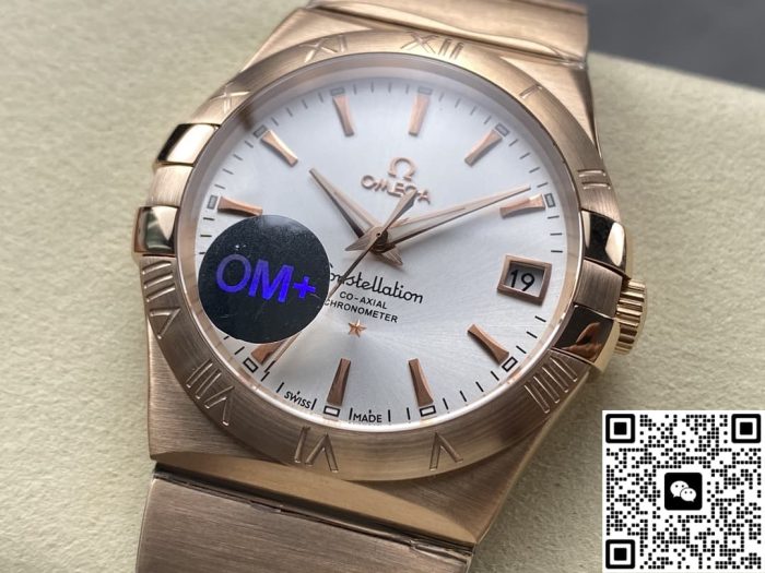 Replica Omega Constellation 123.50.38.21.02.001 OM Factory Date display - Image 3