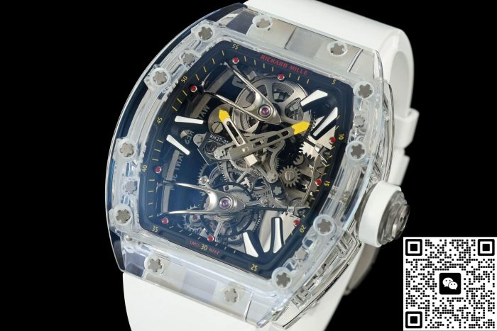 Replica Richard Mille RM27-02 RM Factory Tourbillon White strap - Image 3
