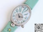 Replica Breguet Reine De Naples 8918BB-5D-964-D0 TA Factory Bean green - Image 3