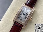Replica Cartier Tank WJTA0026 8848 Factory Purple red strap - Image 4