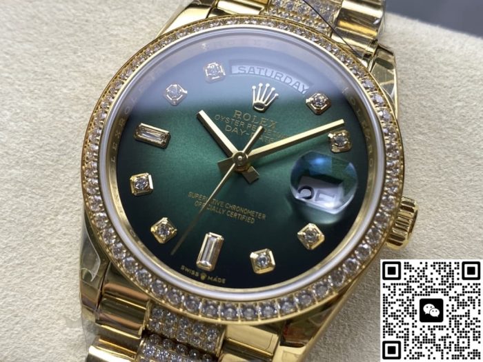 Replica Rolex Day-Date m128348rbr-0036 8+ Factory Blue Crystal - Image 3