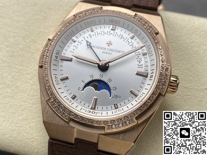 Replica Vacheron Constantin Overseas 4000V-B921 GR Factory Brown rubber - Image 6