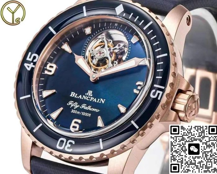 Replica Blancpain Fifty Fathoms 5025-36B40-O52B YS Factory Tourbillon - Image 4