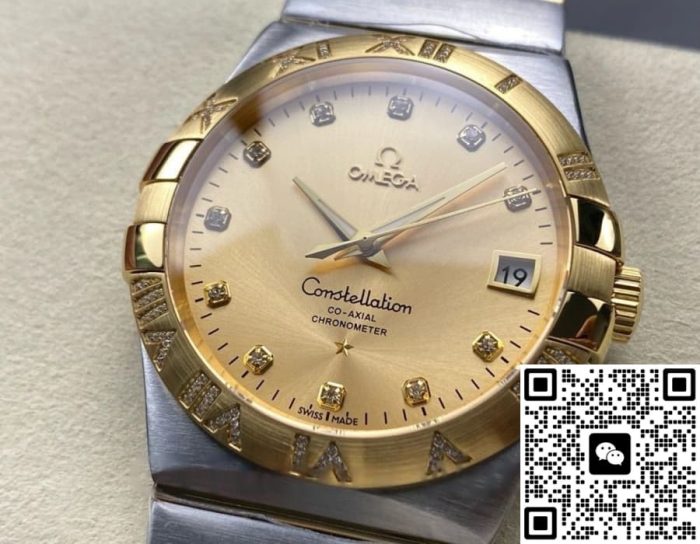Replica Omega Constellation 123.25.38.21.58.002 M+ Factory Diamond hour markers - Image 4