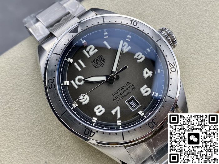 Replica TAG HEUER AUTAVIA WBE5114.EB0173 Black Dial - Image 4