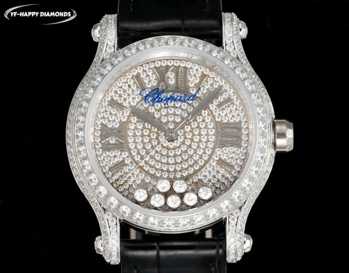 Replica Chopard Happy Sport 274891-1001 YF Factory Black strap - Image 1