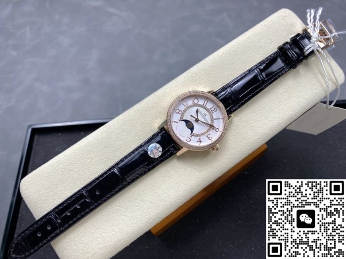 Replica Jaeger-LeCoultre Rendez-Vous 3572430 OMF Factory Black strap - Image 4