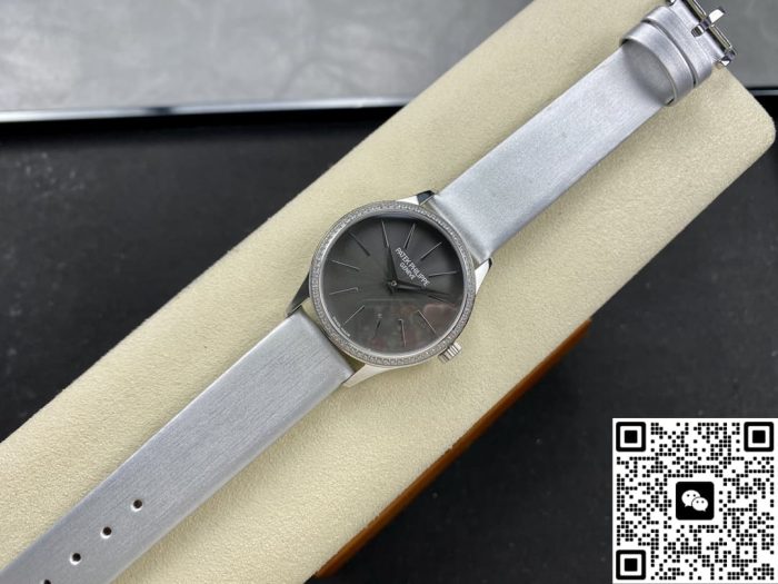 Replica Patek Philippe CALATRAVA 4897G-010 Silver-grey dial - Image 4