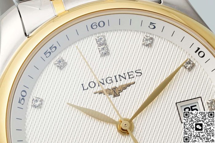 Replica Longines Master Collection L2.793.5.97.7 AF Factory Diamond hour markers - Image 4
