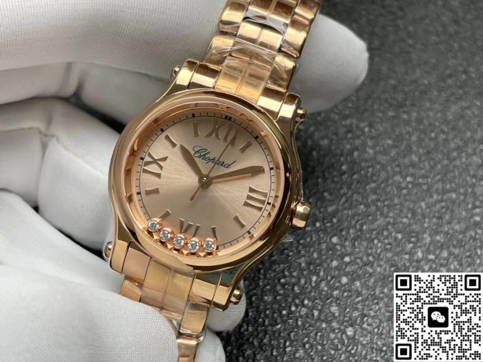Replica Chopard HAPPY SPORT 275378-5008 YF Factory 5 dynamic diamonds - Image 4