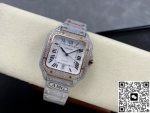 Replica Cartier Santos W2SA0030 AMG Factory Diamond bezel - Image 15