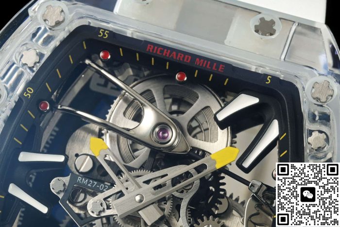 Replica Richard Mille RM27-02 RM Factory Tourbillon White strap - Image 6