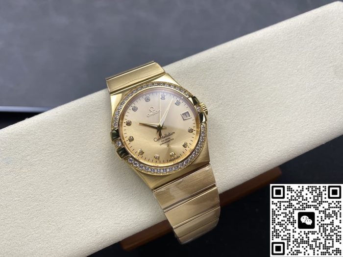 Replica Omega Constellation 123.55.38.21.58.001 OM Factory Butterfly clasp - Image 2