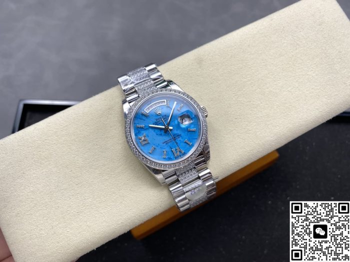 Replica Rolex Day-Date m128349rbr-0032 8+ Factory Big calendar - Image 6