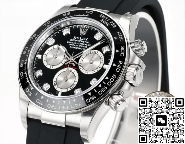 Replica Rolex Cosmograph Daytona M126519LN-0004 VS Factory Shiny black dial - Image 4