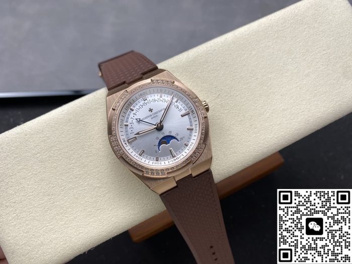 Replica Vacheron Constantin Overseas 4000V-B921 GR Factory Brown rubber - Image 5