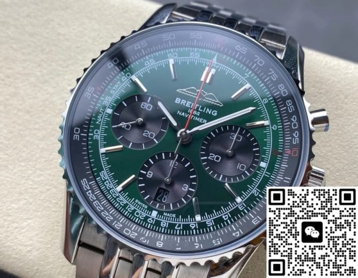 Replica Breitling Navitimer AB0137241L1A1 BLS factory Dark green dial - Image 3