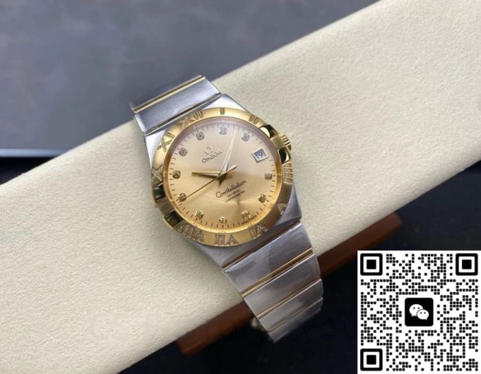 Replica Omega Constellation 123.25.38.21.58.002 M+ Factory Diamond hour markers - Image 3