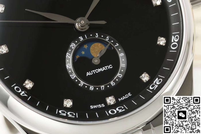 Replica Longines Master Collection L2.909.4.57.6 AF Factory Date display - Image 6