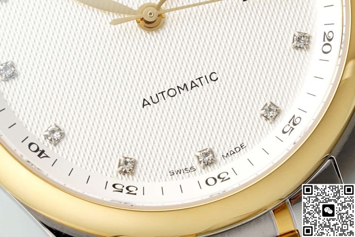 Replica Longines Master Collection L2.793.5.97.7 AF Factory Diamond hour markers - Image 7