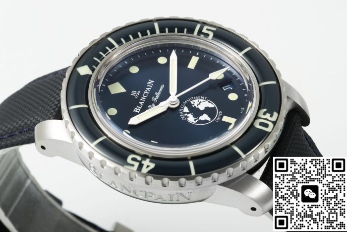 Replica Blancpain Fifty Fathoms 5008-11B40-NAOA ZF Factory Blue Dial - Image 5