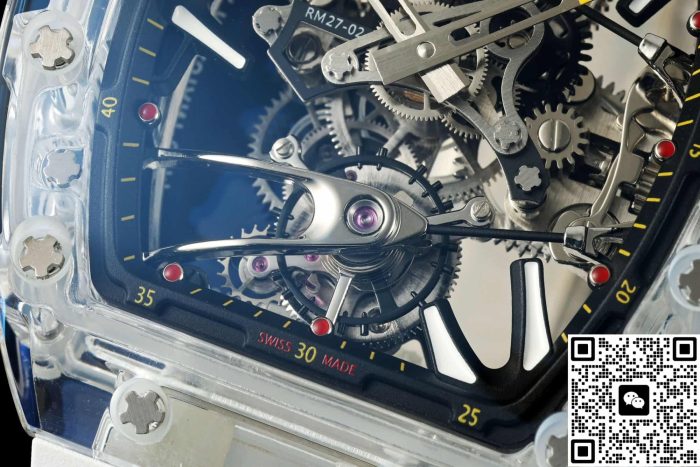 Replica Richard Mille RM27-02 RM Factory Tourbillon White strap - Image 5