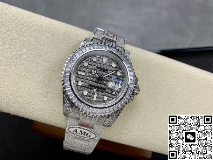 Replica Rolex Greenwich II 116769TBR-74779B AMG Factory GMT - Image 8
