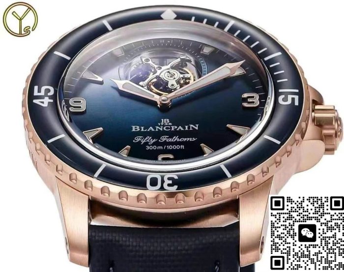 Replica Blancpain Fifty Fathoms 5025-36B40-O52B YS Factory Tourbillon - Image 7