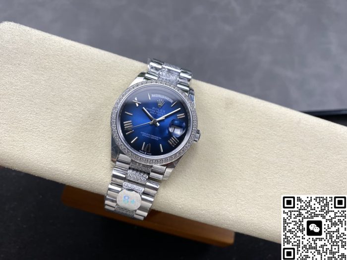 Replica Rolex Day-Date m128349rbr-0048 8+ Factory Big calendar - Image 6