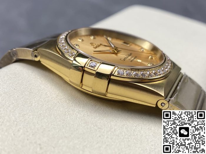 Replica Omega Constellation 123.55.38.21.58.001 OM Factory Butterfly clasp - Image 6