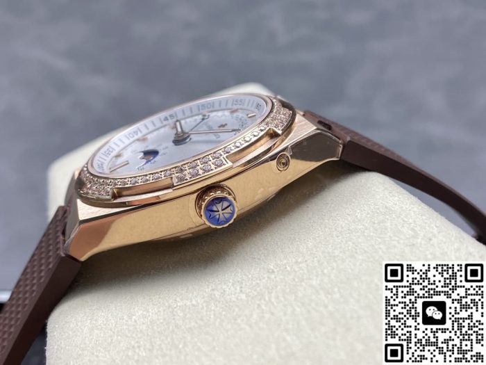 Replica Vacheron Constantin Overseas 4000V-B921 GR Factory Brown rubber - Image 9
