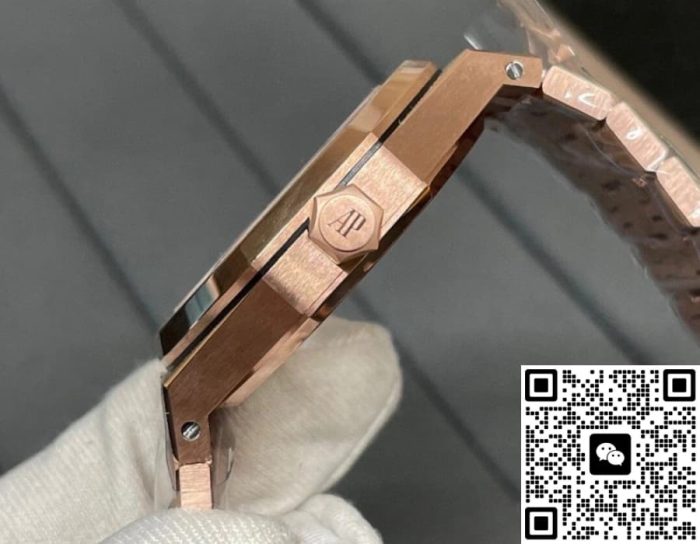 Replica Audemars Piguet Royal Oak 15454OR.GG.1259OR.01 APS factory Silver dial - Image 6
