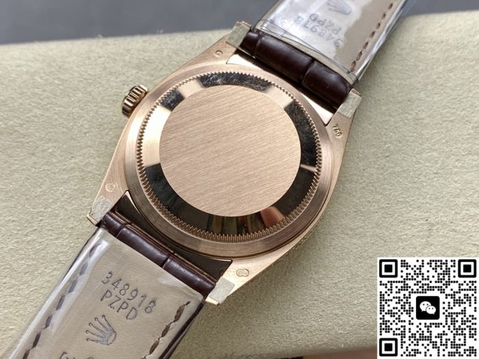 Replica Rolex Day-Date 128155RBR 8+ Factory Big calendar - Image 9