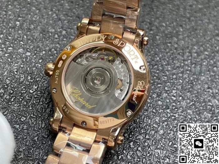 Replica Chopard HAPPY SPORT 275378-5008 YF Factory 5 dynamic diamonds - Image 6