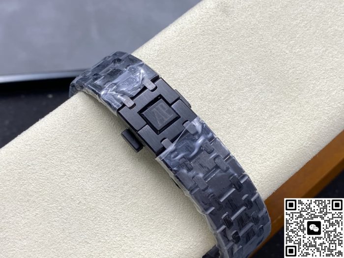 Replica Audemars Piguet Royal Oak 26591CE.OO.D002CA.02 TW Factory Folding clasp - Image 8