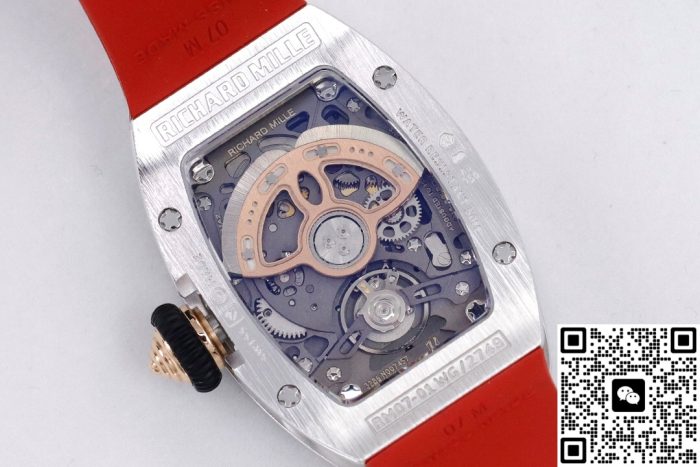 Replica Richard Mille RM07-01 ZF Factory Red strap - Image 8
