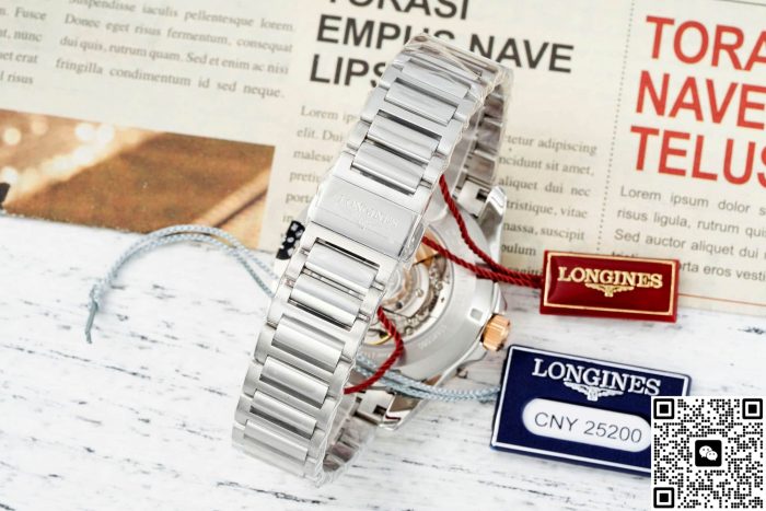 Replica Longines Concas L3.320.5.02.6 AF Factory Folding clasp - Image 9