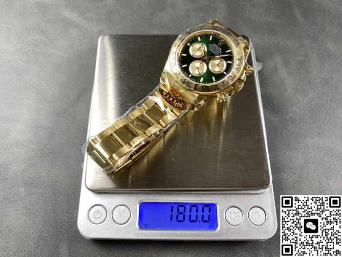 Replica Rolex Cosmograph Daytona 126508-0008 QF Factory green dial - Image 10