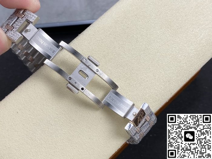 Replica Audemars Piguet Royal Oak 15400OR.021 AMG Factory Diamond dial - Image 10