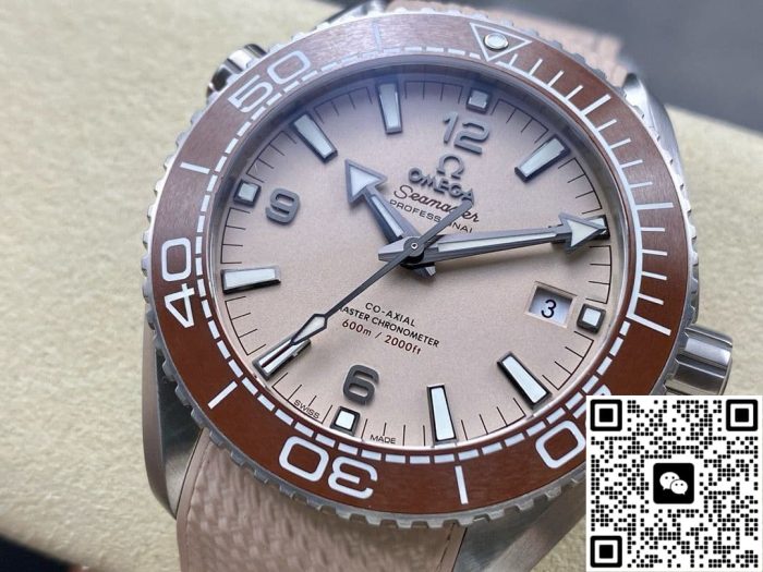 Replica Omega Seamaster 215.32.44.21.09.001 VS Factory Beige dial - Image 7