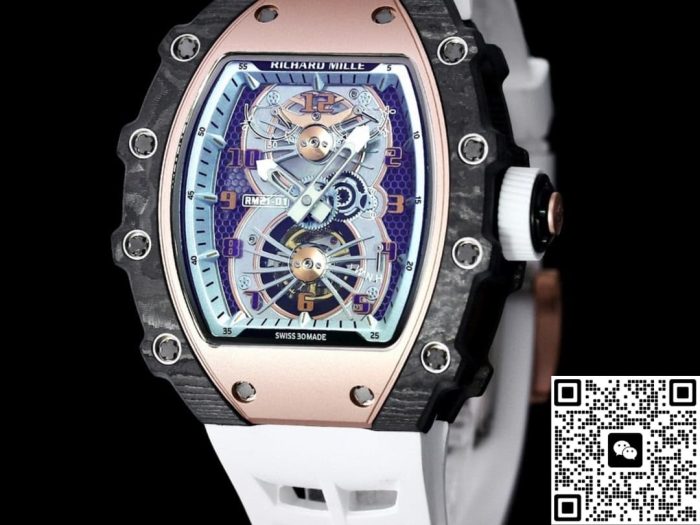 Replica Richard Mille RM21-01 RM Factory Tourbillon rubber strap - Image 2