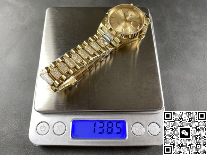 Replica Rolex Day-Date m128238-0046 8+ Factory Folding clasp - Image 11