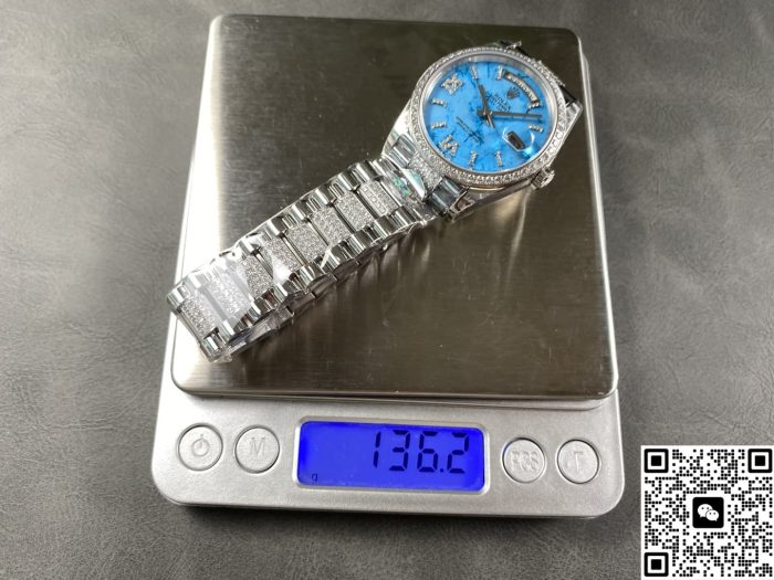 Replica Rolex Day-Date m128349rbr-0032 8+ Factory Big calendar - Image 10