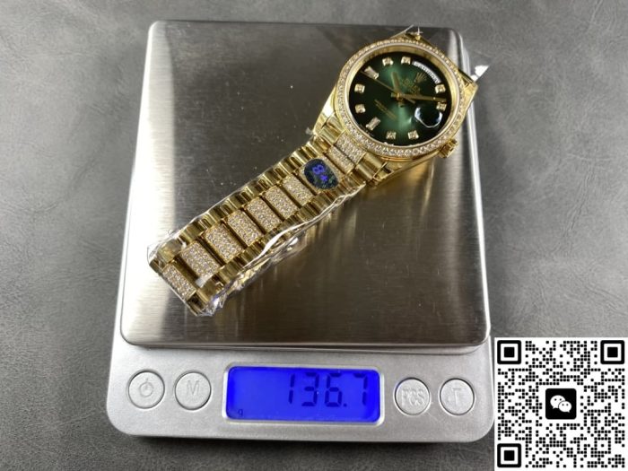 Replica Rolex Day-Date m128348rbr-0036 8+ Factory Blue Crystal - Image 11
