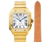 Replica Cartier Santos WJSA0010 BV Factory Roman numerals