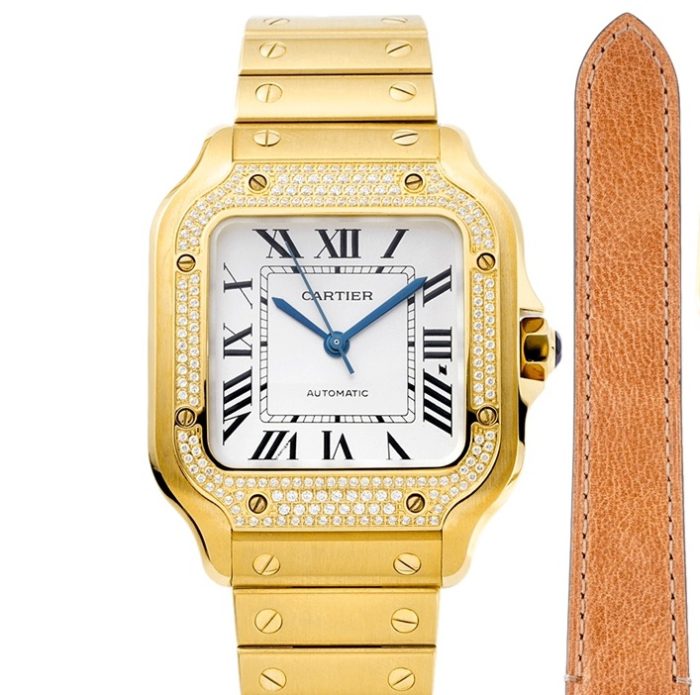 Replica Cartier Santos WJSA0010 BV Factory Roman numerals - Image 1